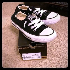 Black Converse ankle low top chucks